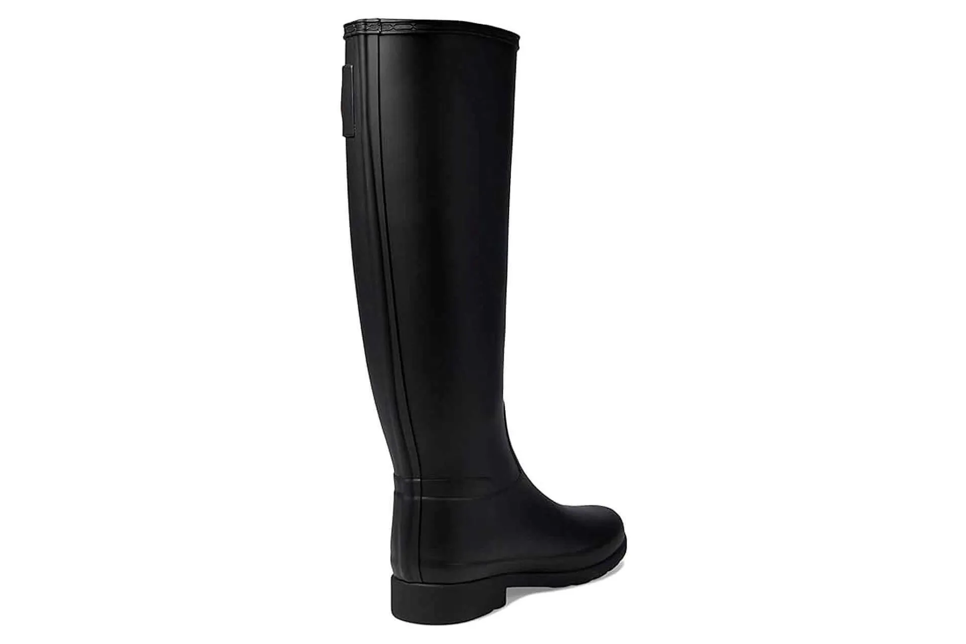 Botas De Agua Refined Tall Gears On Eyelet Buckle Black