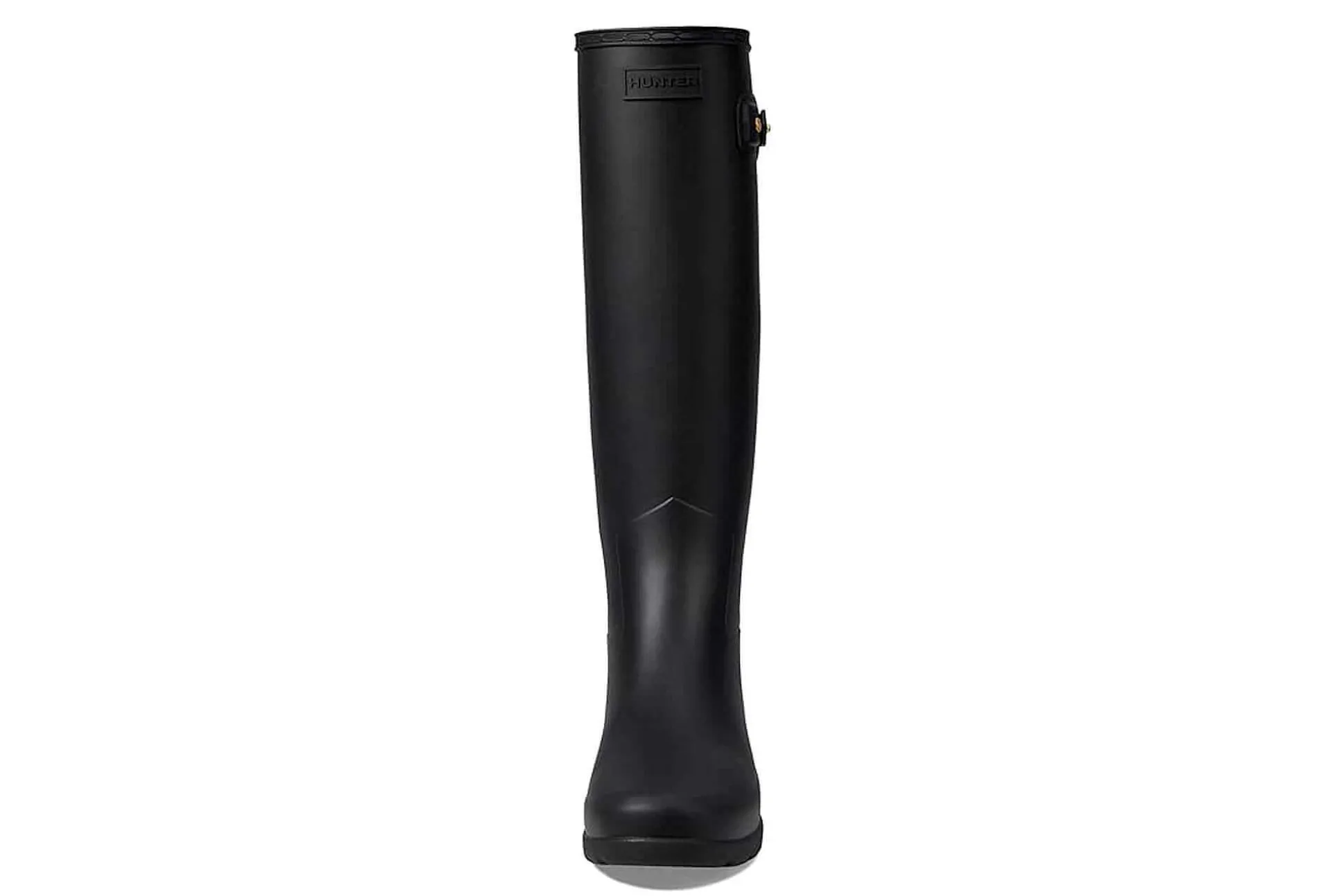 Botas De Agua Refined Tall Gears On Eyelet Buckle Black