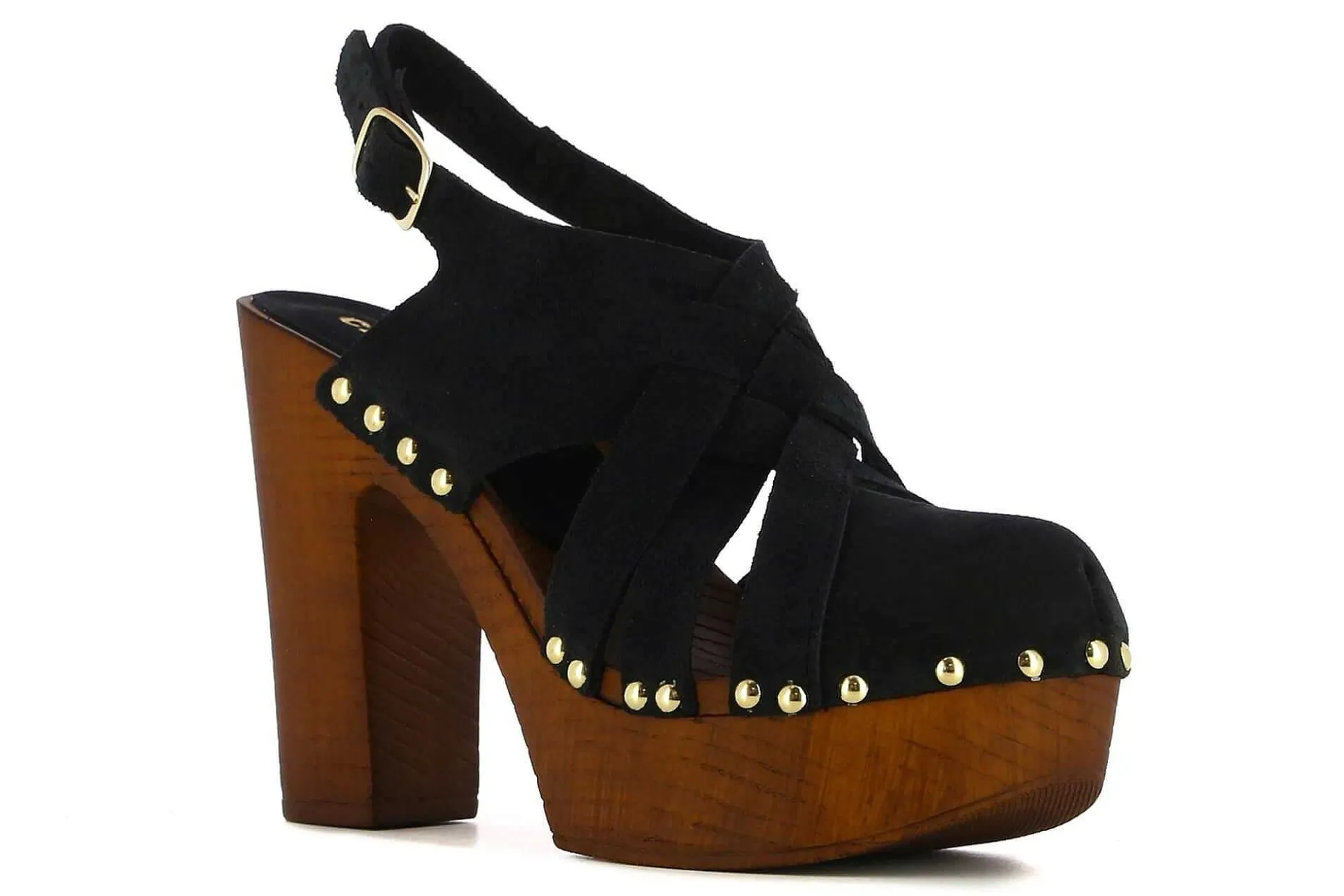 Sandalias De Tacon Malvarrosa